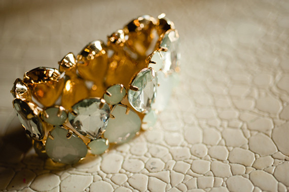 Mint bridal accessory