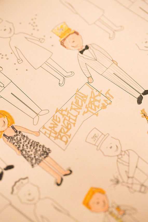 New Years illustration