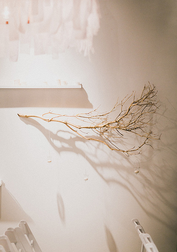 Gold hanging branch