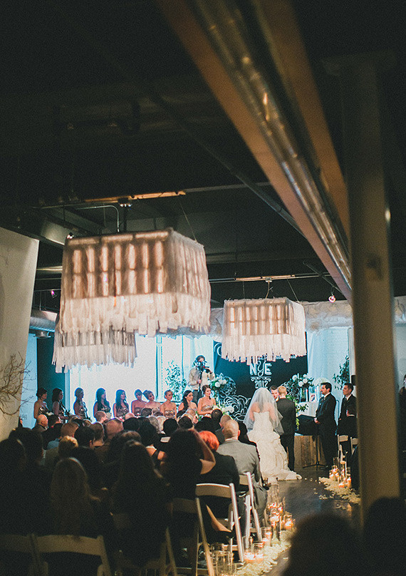 Moniker Warehouse wedding ceremony