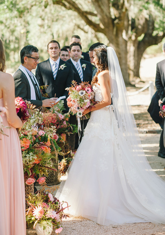 Outdoor colorful ceremony