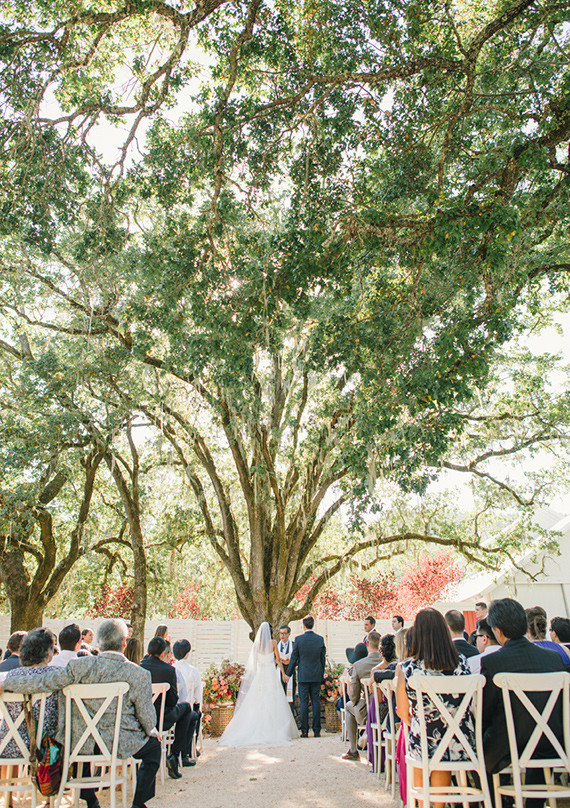 Ranch wedding ceremony