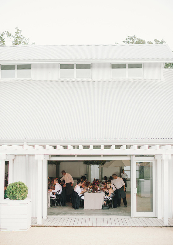 Ranch wedding reception