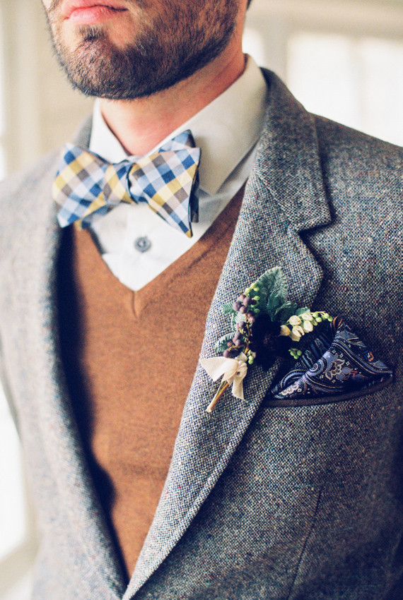Blue and bowtie