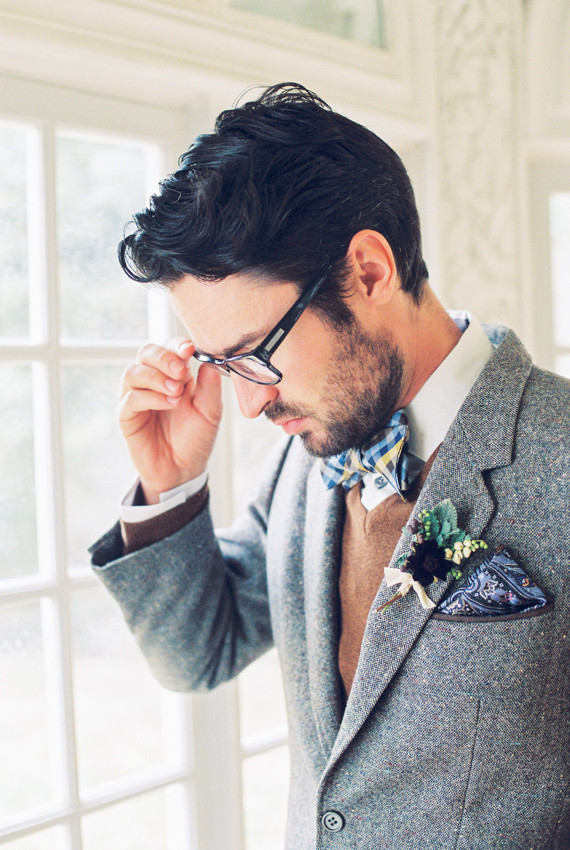 Classic men's wedding fashion
