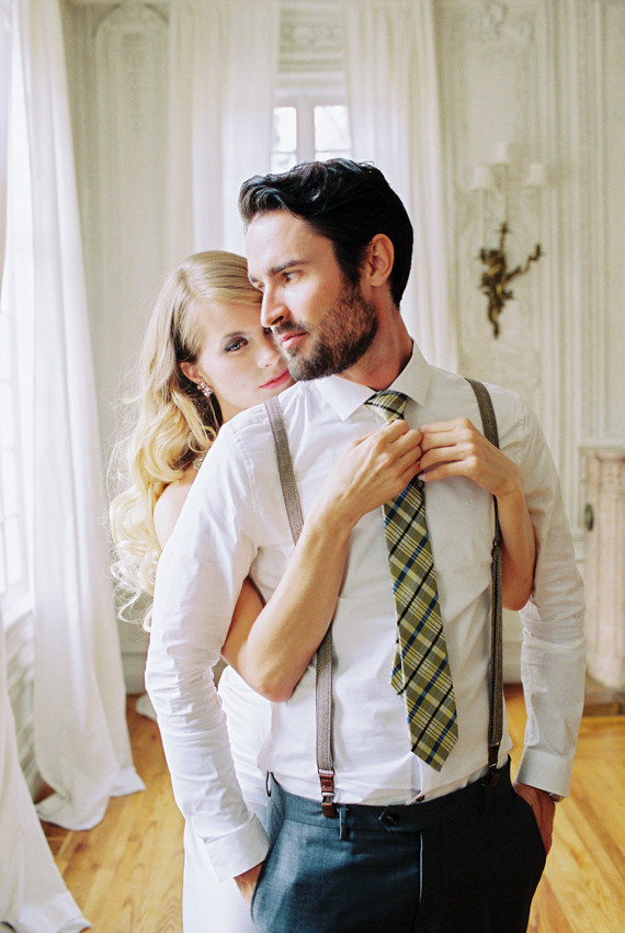 Classic wedding portrait