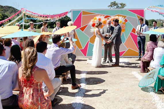Modern Mexican themed ceremony