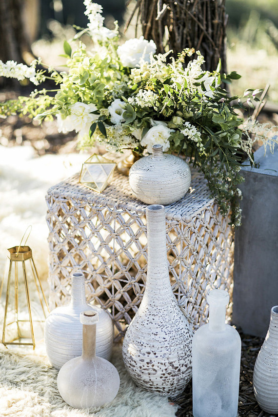 White wedding decor