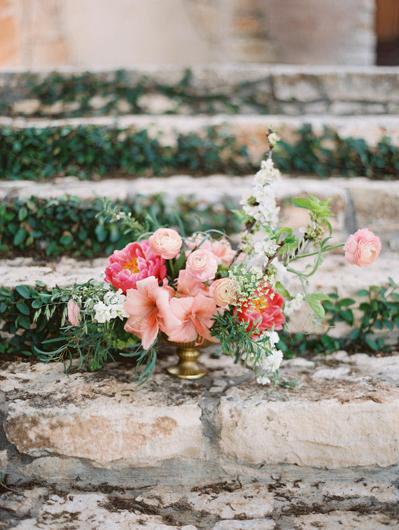 Pink floral arrangement