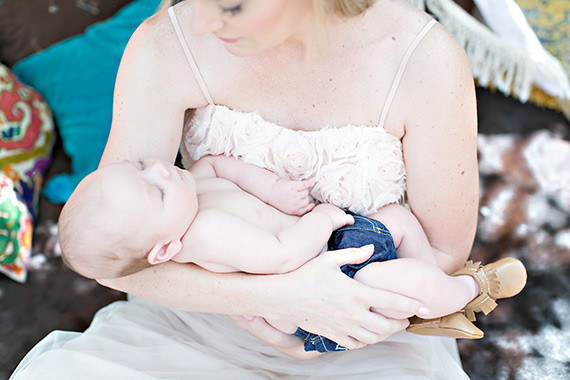 Boho baby shower on 100 Layer Cakelet