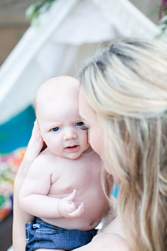 Boho baby shower on 100 Layer Cakelet