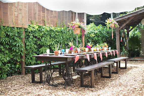 Boho baby shower on 100 Layer Cakelet