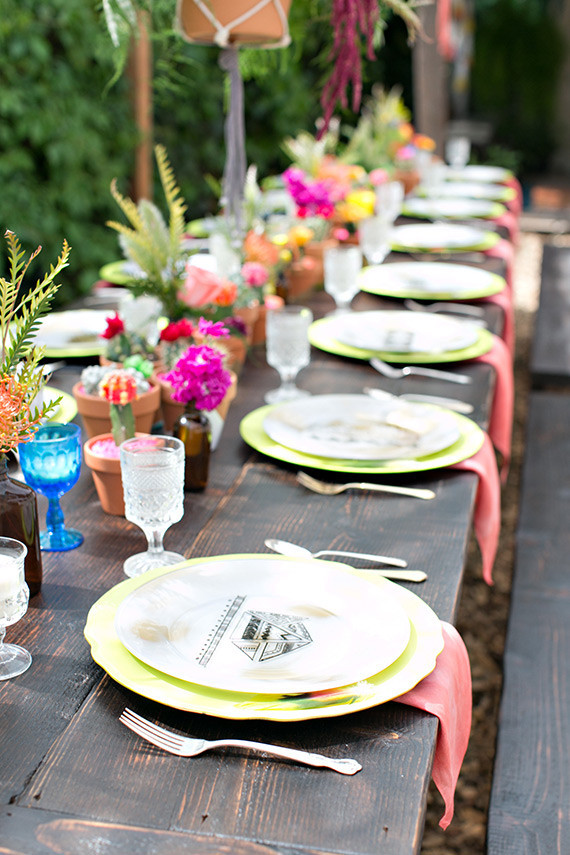 Boho baby shower on 100 Layer Cakelet