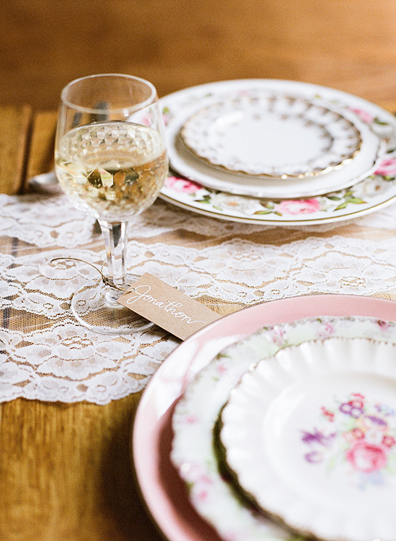 Vintage floral china