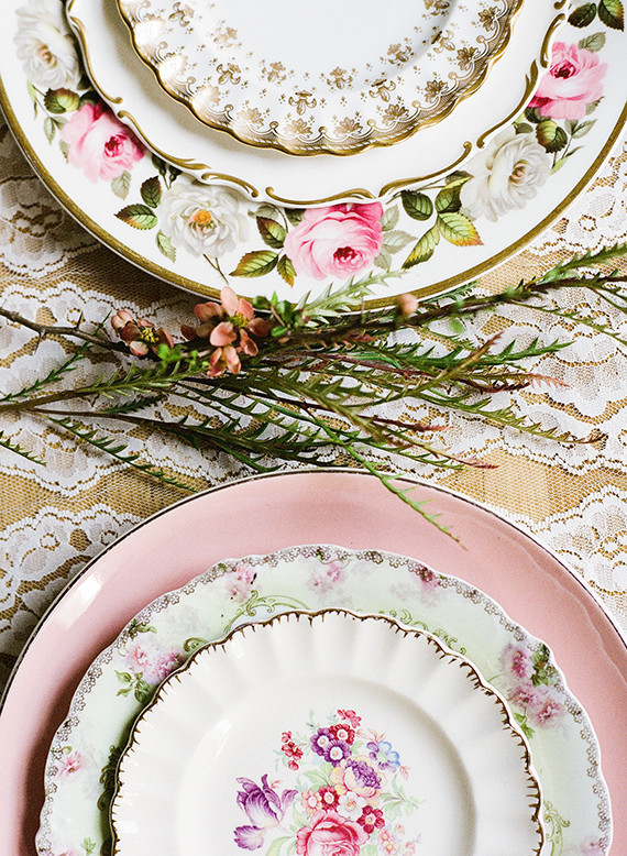 Vintage floral china