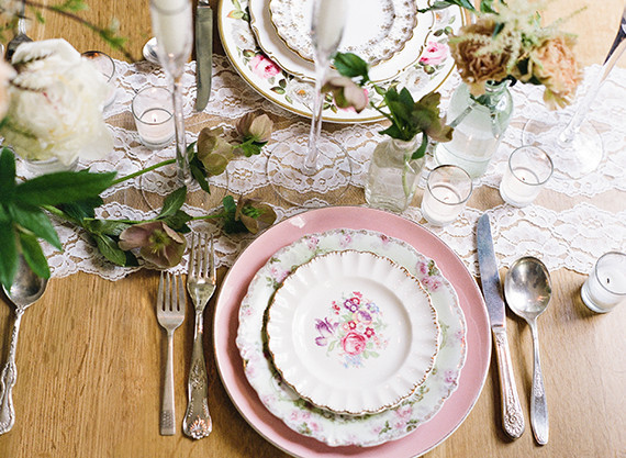 Vintage floral china