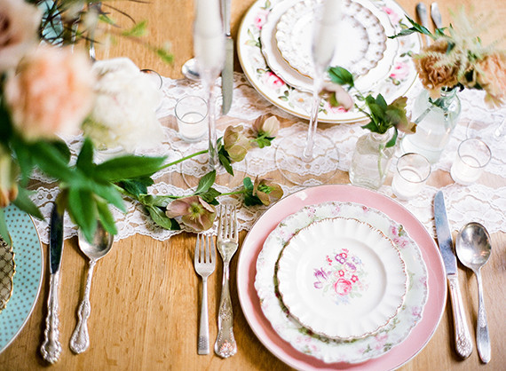 Vintage floral china