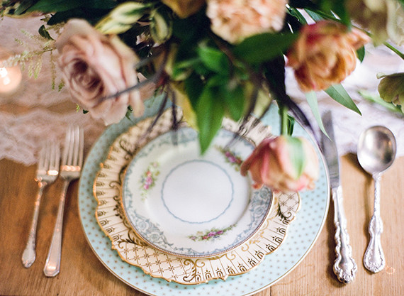 Vintage floral china