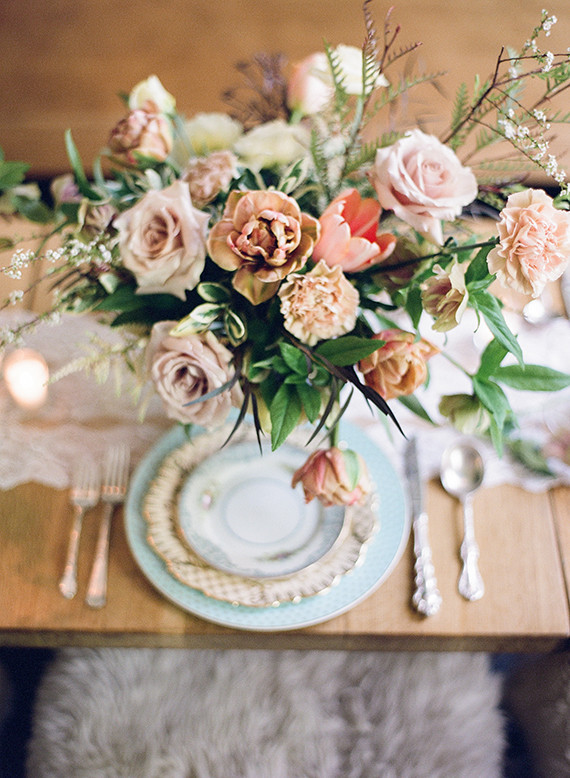 Vintage floral china