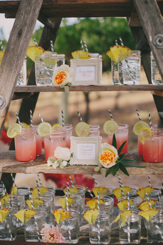 Tropical welcome cocktails