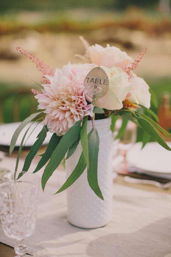 Dahlia centerpiece
