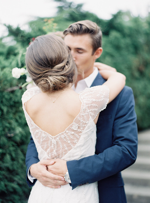 Chignon bridal hairstyle
