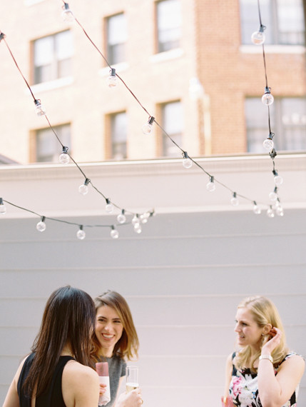 Modern pink bridal shower