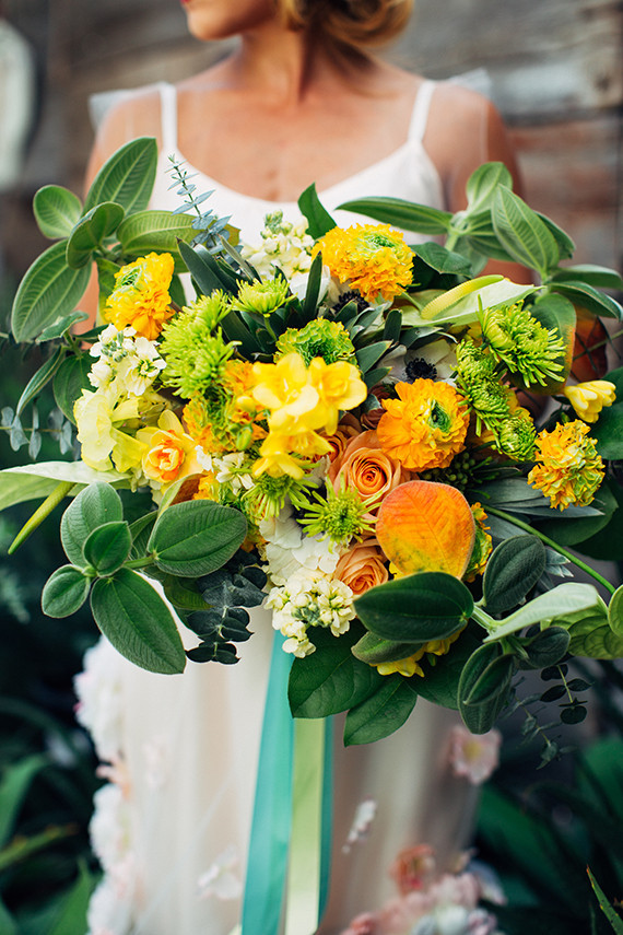 Citrus inspired wedding inspiration