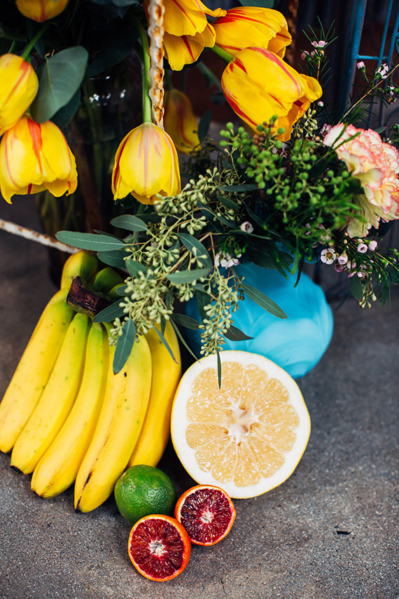 Citrus inspired wedding inspiration