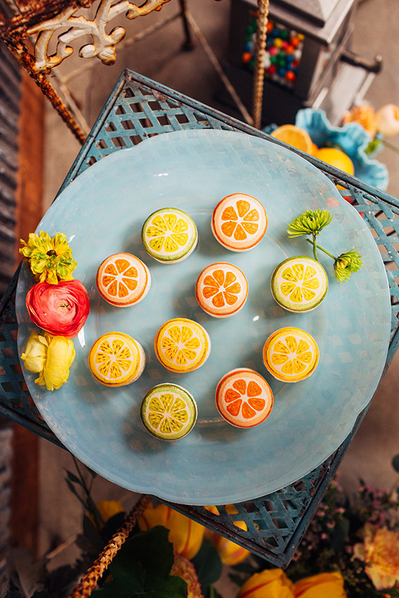 Citrus inspired wedding inspiration