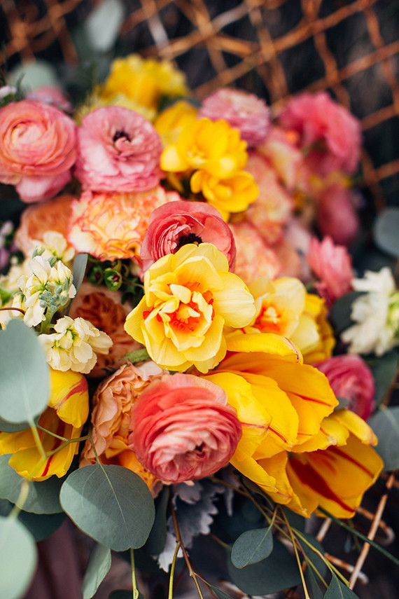 Citrus inspired wedding inspiration