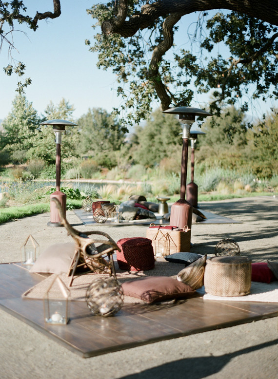 Rustic and romantic vineyard wedding decor