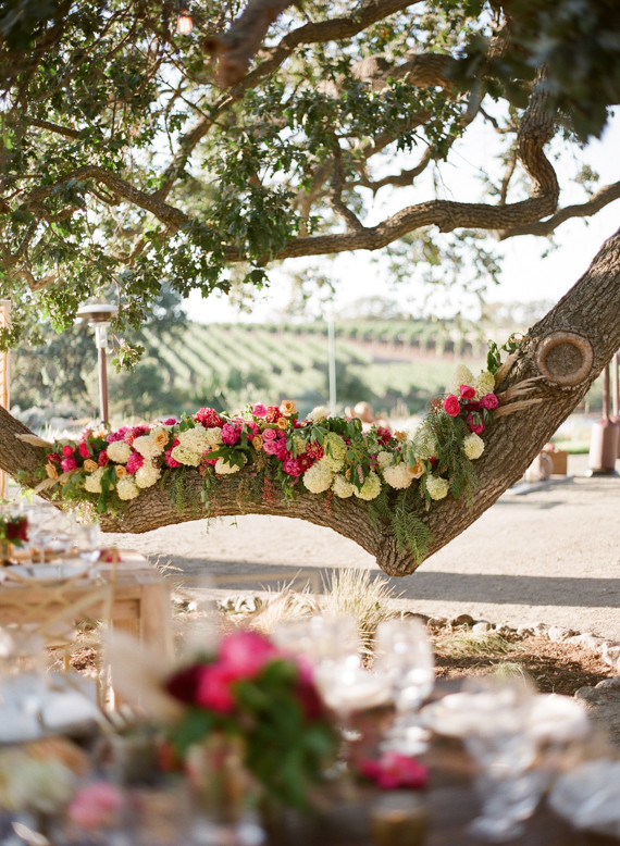 Rustic and romantic vineyard wedding