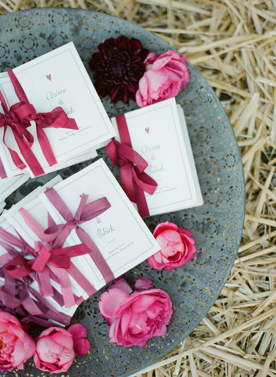 Wedding programs