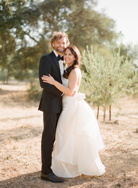Rustic and romantic vineyard wedding