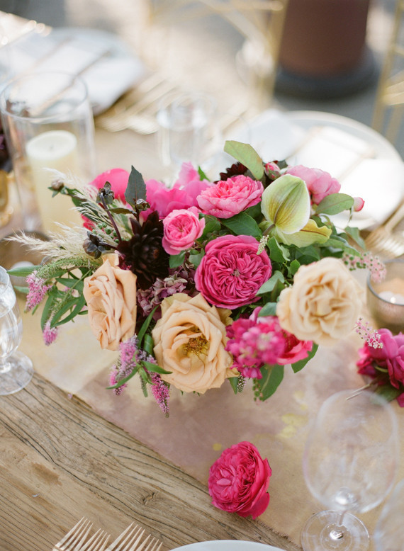 Rustic and romantic vineyard wedding