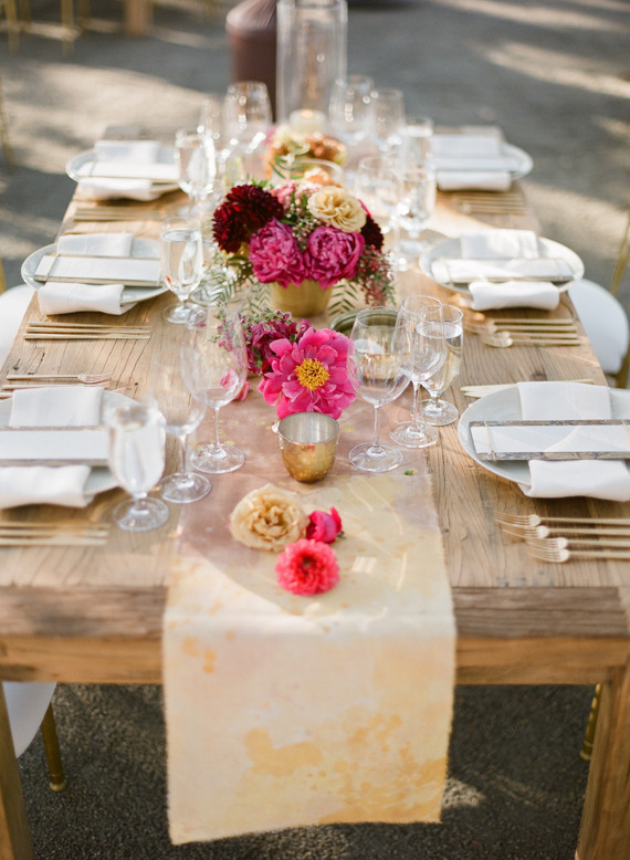 Rustic and romantic vineyard wedding