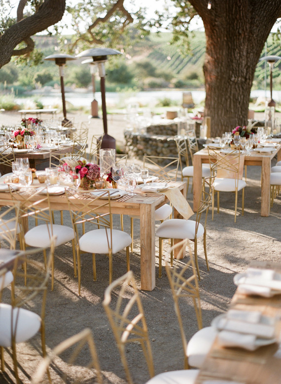 Rustic and romantic vineyard wedding