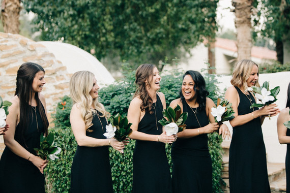 Black bridesmaid dresses