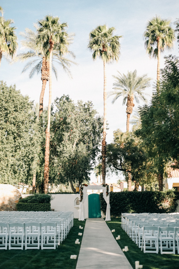 Modern Palm Springs wedding