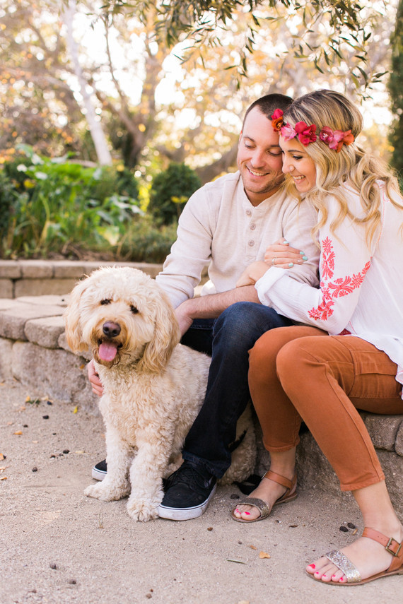 Surprise engagement photo