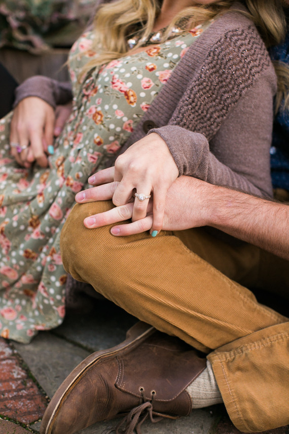 Holding hands