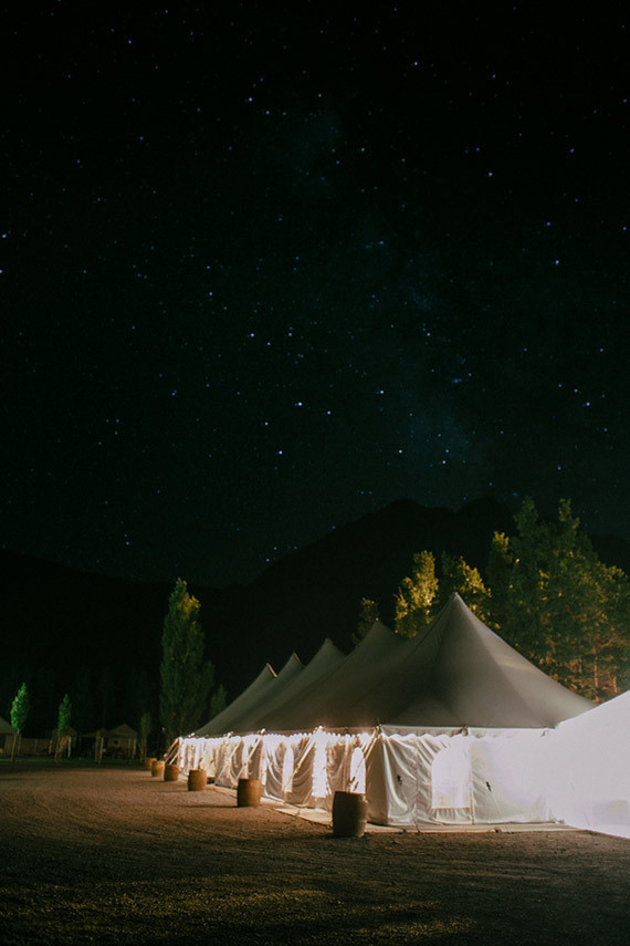Mammoth tented reception
