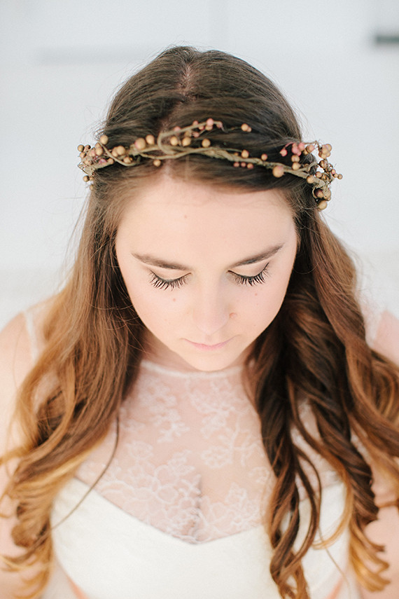 Delicate flower crown