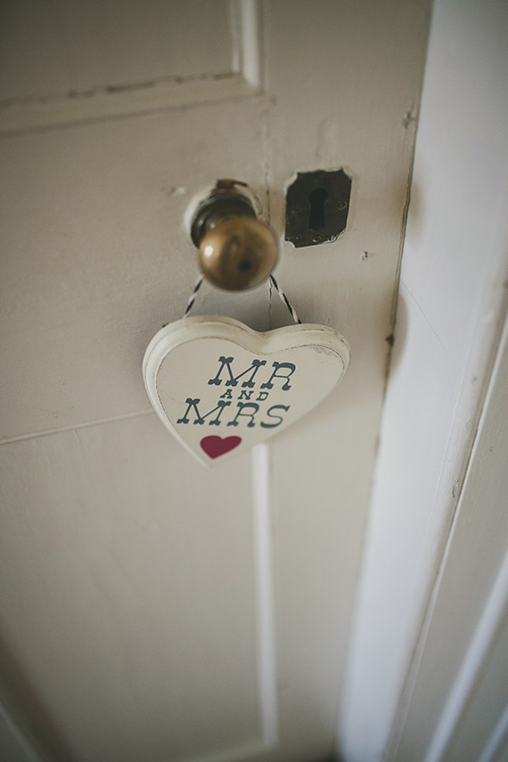 Mr. & Mrs door signage