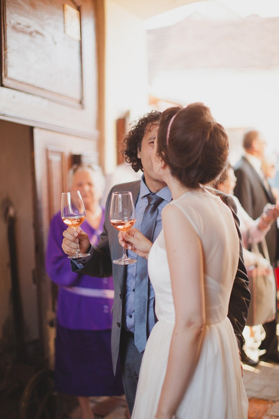 Bride at reception