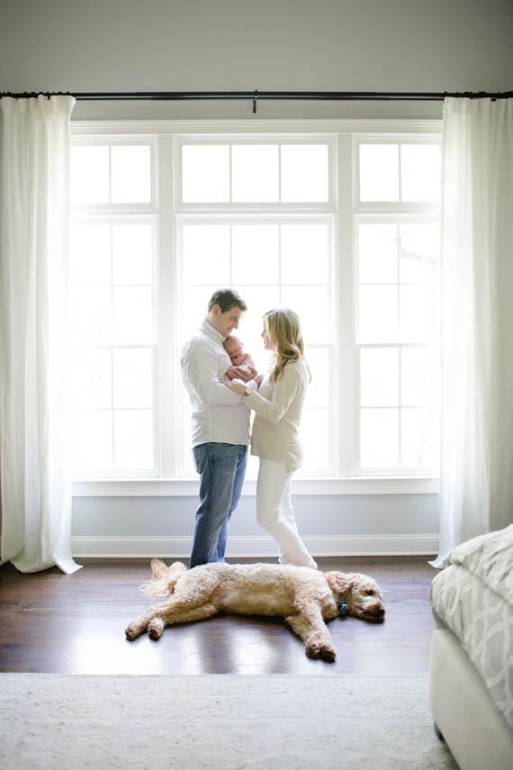 Light airy newborn photos