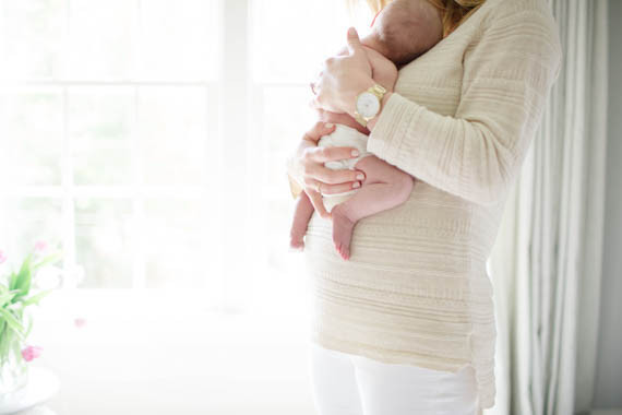 Light airy newborn photos