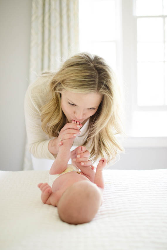 Light airy newborn photos