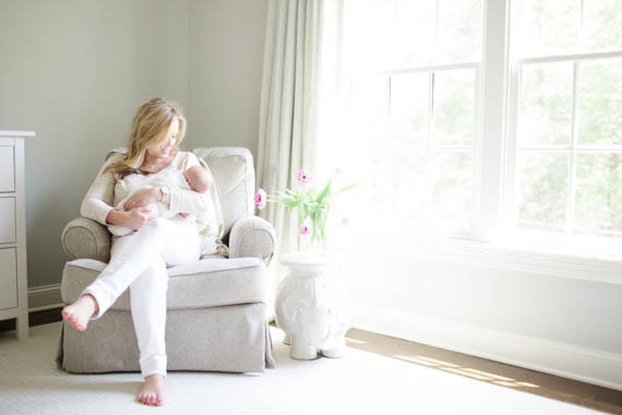 Light airy newborn photos